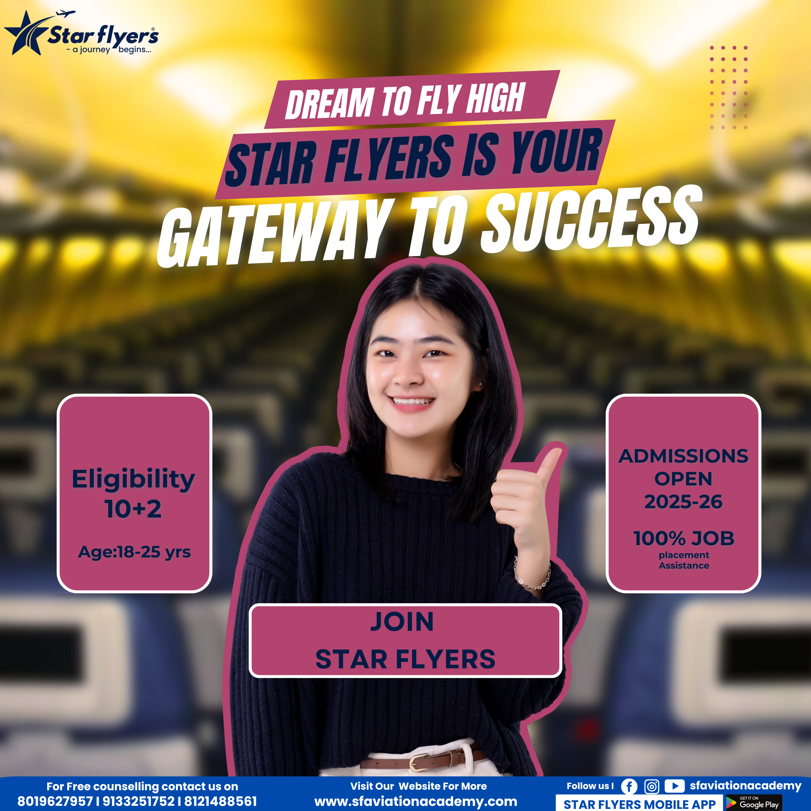10 best air hostess coaching center for ground staff near to Ameerpet Hyderabad