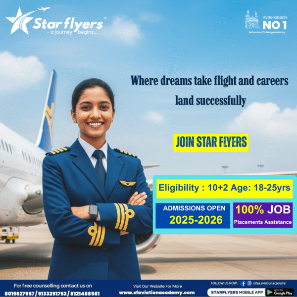Launch Your Career with Confidence: Placements at Star Flyers Aviation Academy, Hyderabad
