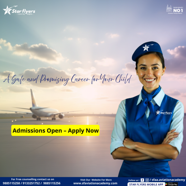 A Safe and Promising Career for Your Child: Air Hostess Admissions Open in Hyderabad